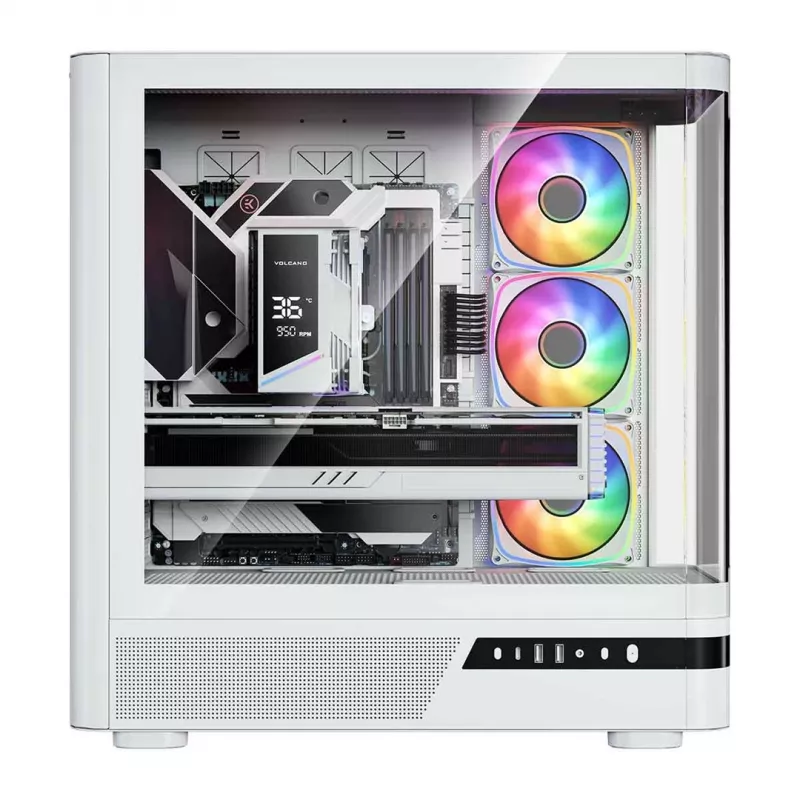 MODECOM Volcano AQ100 ARGB Midi Tower balts
