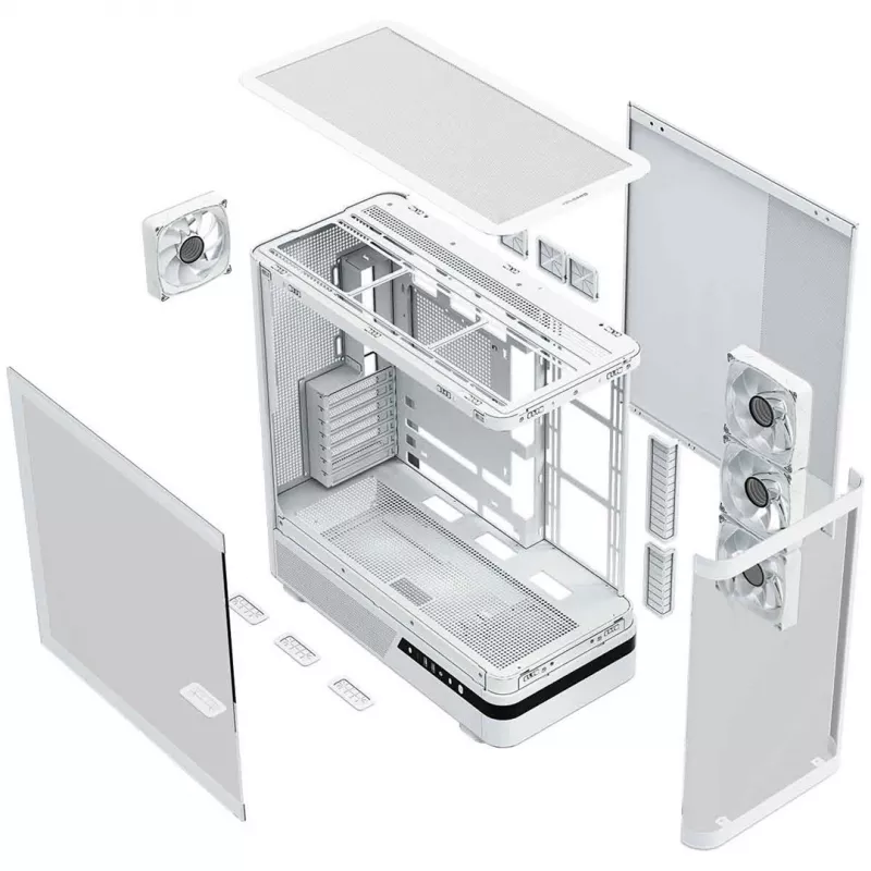 MODECOM Volcano AQ100 ARGB Midi Tower balts