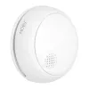 MOES SSD01 ZigBee viedais fotoelektriskais dūmu detektors ar 85dB sirēnu, Tuya lietotnes paziņojumiem, CR123A baterijas barošanu, balts