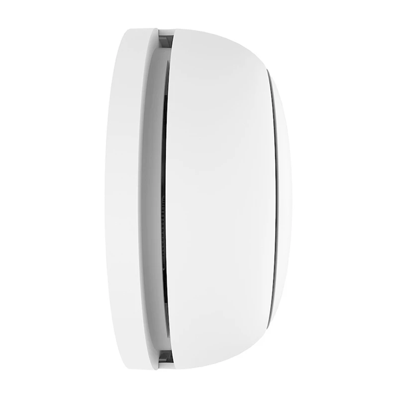 MOES SSD01 ZigBee viedais fotoelektriskais dūmu detektors ar 85dB sirēnu, Tuya lietotnes paziņojumiem, CR123A baterijas barošanu, balts