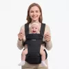 Momcozy Baby Carrier with Hip Seat Black