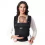 MOMCOZY BC001 Mazuļu nēsātājs no jaundzimušā līdz mazulim Air Mesh Melns