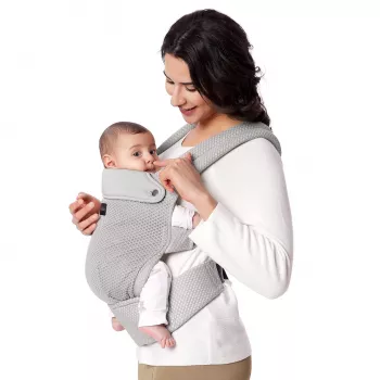 Momcozy BC001 mazuļu pārnēsātājs no jaundzimušā līdz mazam bērnam Air Mesh pelēks