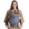 Momcozy BC001 mazuļu pārnēsāšanas soma no jaundzimušā līdz mazulim, kokvilna, pelēka