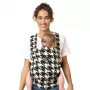 Momcozy BC001 Plaid mazuļa pārnēsātājs, 6-in-1 ergonomisks, 0-36 mēneši, 7-45 lbs, IHDI sertificēts, elpojoša kokvilna