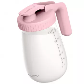 Momcozy GP01 krūts piena uzglabāšanas trauks 950 ml rozā