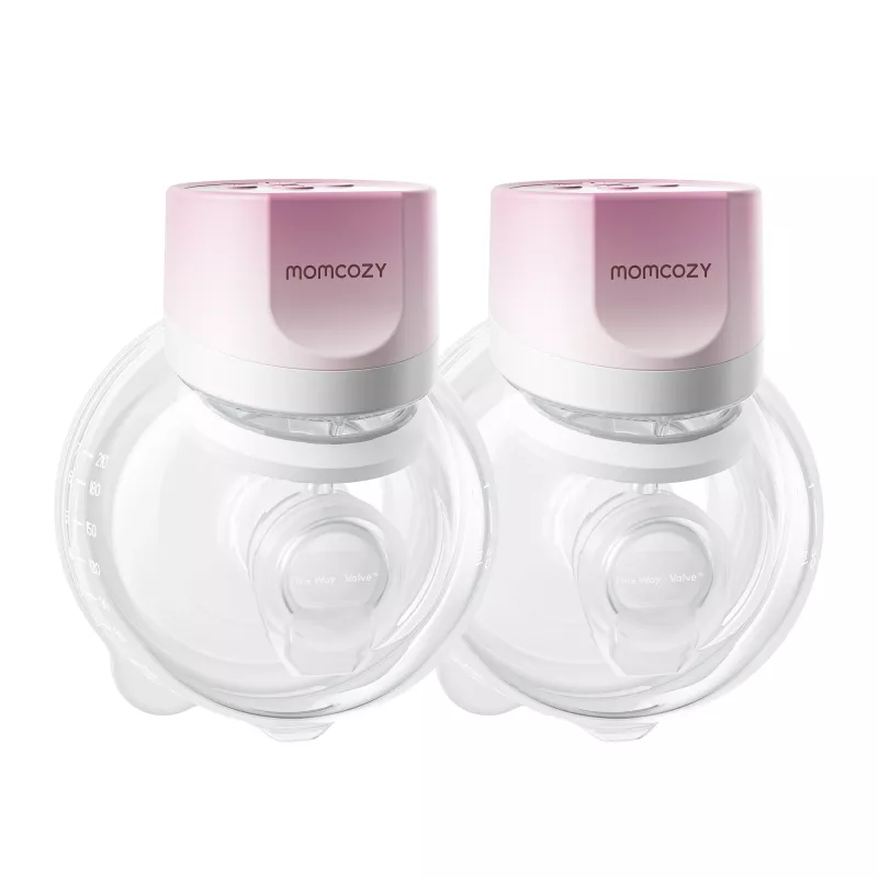 Momcozy S12 Pro Quick Pink Double Pack Shell Breast Pump Wireless Double Pink