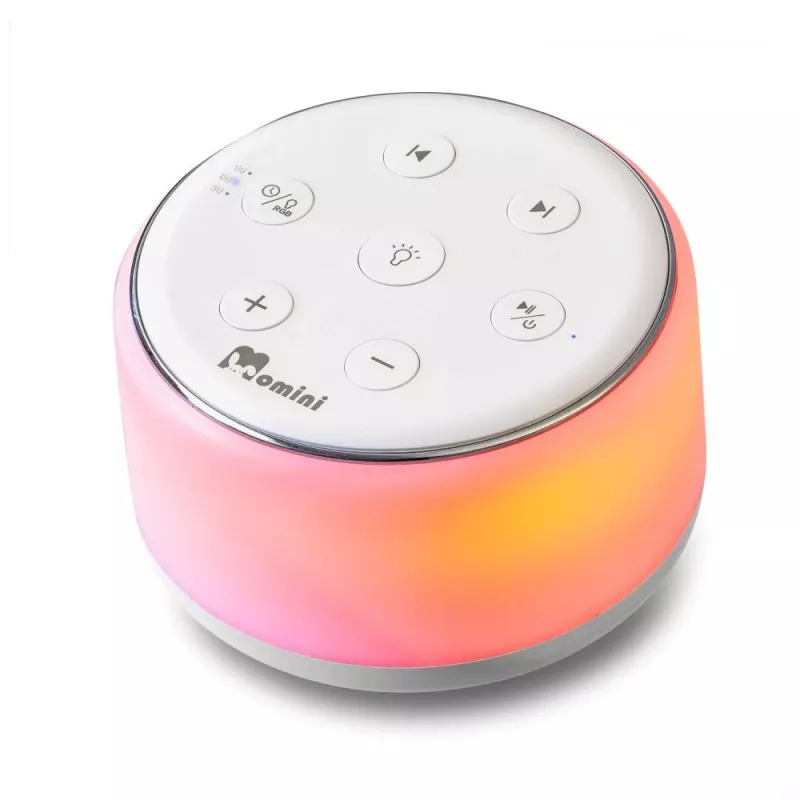Momini Lullumo Baltā trokšņa lampa ar zvaigžņu projektoru