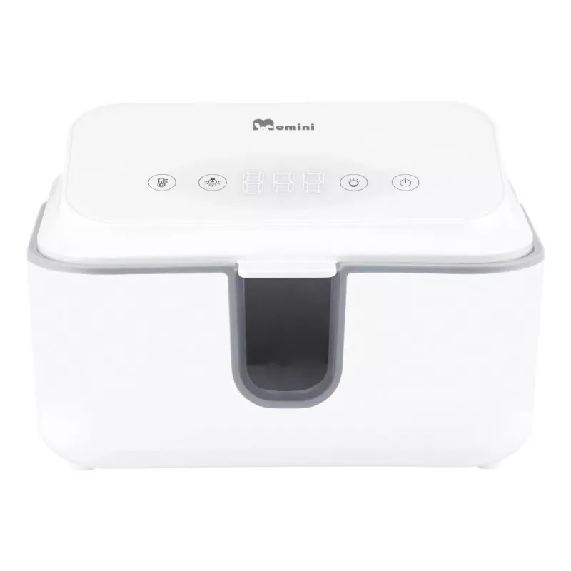 Momini WarmWipes mitro salvešu sildītājs - balts/pelēks