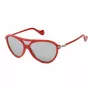 Moncler ML0054-67C Unisex saulesbrilles - Melns rāmis, dūmu pelēkas lēcas, 128 mm lēcu platums