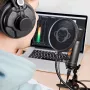 Monkey Banana MICO BK USB kondensatora mikrofons studijai un podkāstiem