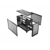 Montech TEN (B) Mini Tower PC Korpuss, Rūdīts Stikls, Melns, Micro-ATX/Mini-ITX