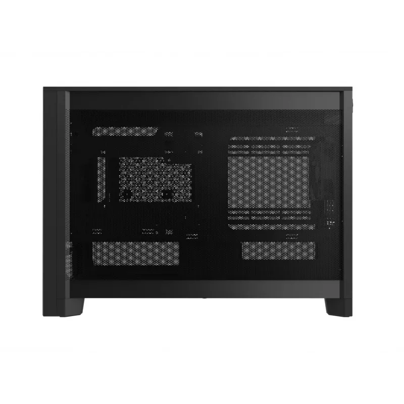 Montech TEN (B) Mini Tower PC Korpuss, Rūdīts Stikls, Melns, Micro-ATX/Mini-ITX