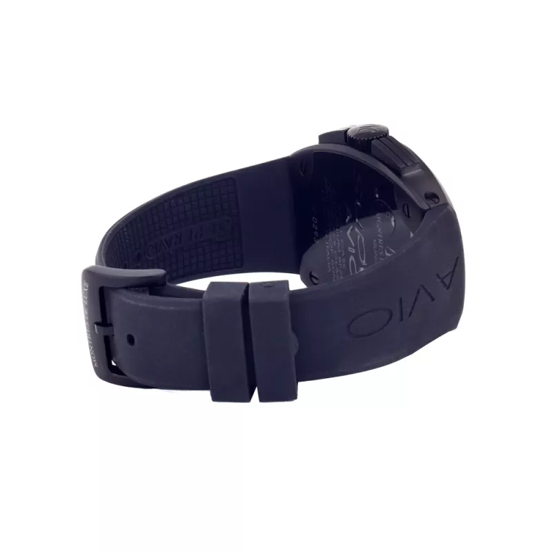 Montres de Luxe vīriešu automātiskais pulkstenis 09SA-BK-1002 48mm melns ciparnīca ādas siksniņa