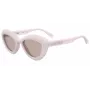 Moschino MOS163-S-35J Sieviešu kvadrātveida saulesbrilles Havana brūna