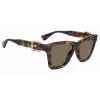 MOSCHINO Sieviešu kaķacs formas saulesbrilles MOS131S086F47 Havana Brūna 54mm