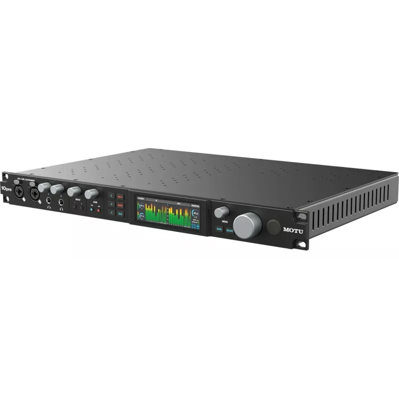 MOTU 10pre 28x30 hibrīda FireWire/USB audio interfeiss ar DSP