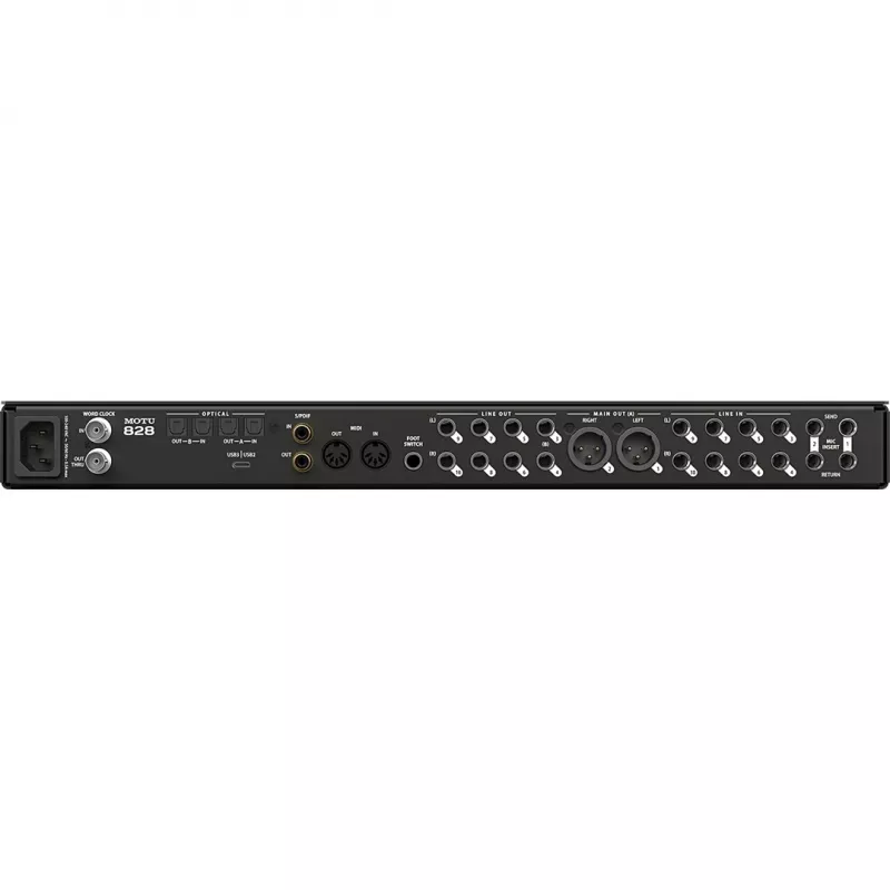 MOTU 828 28x32 Thunderbolt/USB 2.0 audio interfeiss