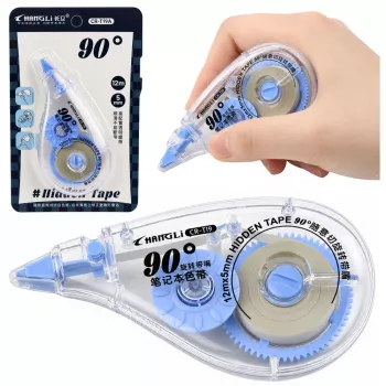 Peles formas precīzijas korekcijas lente skolai un birojam 5mm x 12m