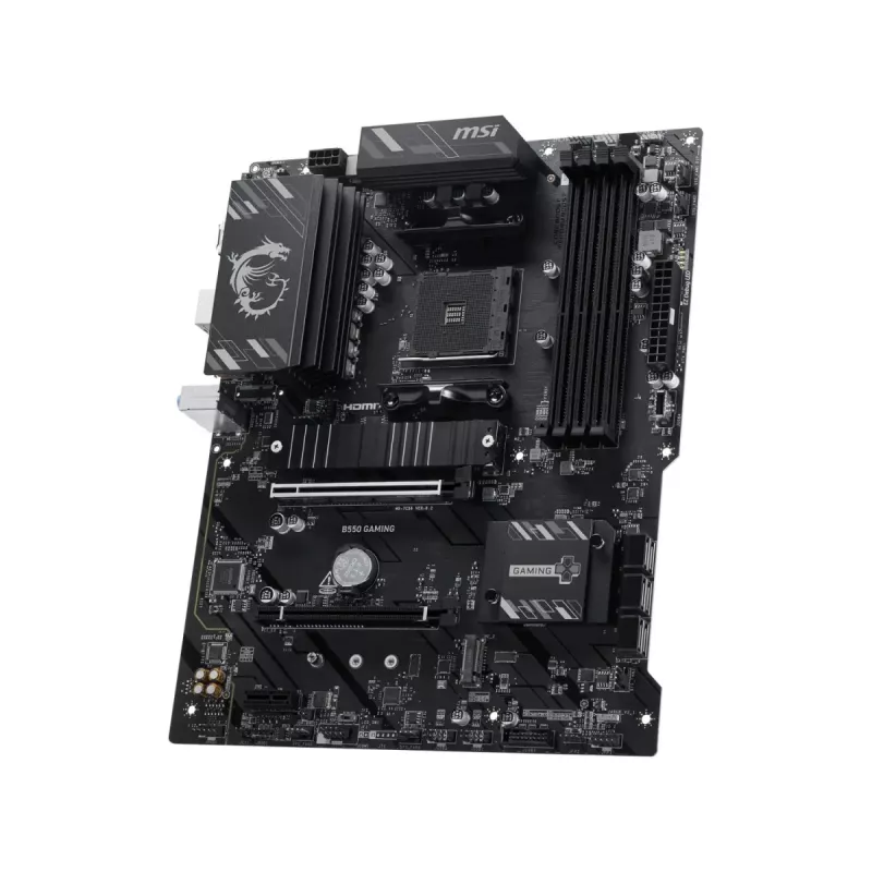 MSI B550 GAMING mātesplate - AMD B550 chipset, Socket AM4, ATX, DDR4, HDMI/DP