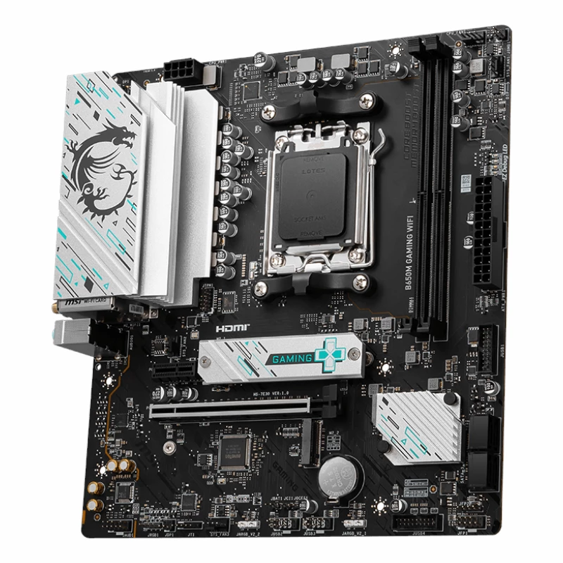 MSI B650M GAMING WIFI AMD AM5 mATX spēļu mātesplate