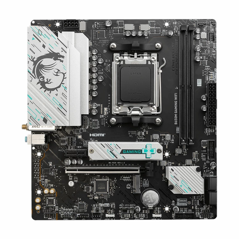 MSI B650M GAMING WIFI AMD AM5 mATX spēļu mātesplate