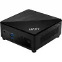 MSI Cubi 5 12M 407BEU Barebone Mini-PC, Intel Core i3-1215U, 0GB RAM, Nav krātuves, Wi-Fi 6E, Bluetooth 5.3, Melns