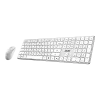 MSI Forge K210 Wireless Combo White US - Tastatūras un peles komplekts