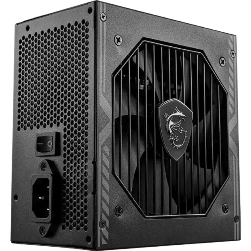 MSI MAG A750BN PCIE5 III 750W Barošanas bloks, 80 PLUS Bronze, Nematodulārs, Melns