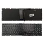 MSI MS-16JB portatīvā datora rezerves klaviatūra - US English QWERTY, ar apgaismojumu, melna