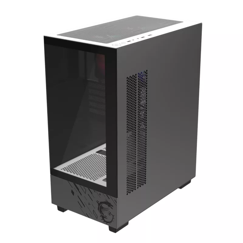MSI PAG PANO M110A Micro-ATX spēļu korpuss – melns