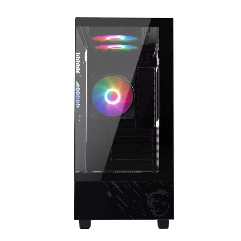MSI PAG PANO M110A Micro-ATX spēļu korpuss – melns