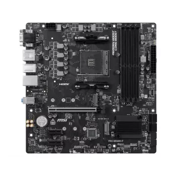 MSI PRO B550M-P mātesplate, AMD AM4, B550, Micro-ATX, 4x DDR4, 128GB maks., Dual M.2, Gigabit LAN