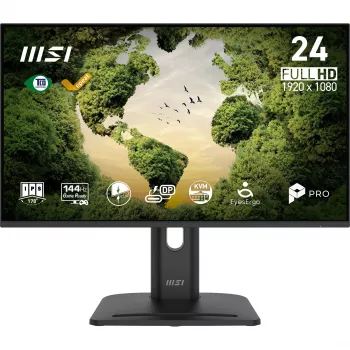 MSI PRO MP245PHGN E14 23,8 collu IPS 144Hz Full HD monitors - Melns
