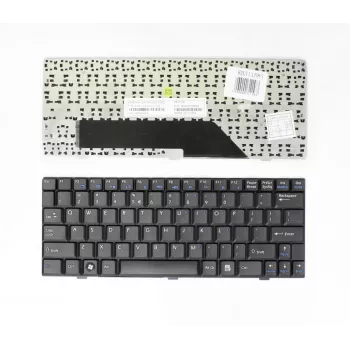 MSI Wind U90/U100/U110/U12 portatīvā datora tastatūras nomaiņa - melna, US English QWERTY