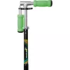 MUUWMI AU 102 alumīnija skrejritenis Neon 125 mm ar LED apgaismotiem riteņiem, salokāms, ABEC 5 gultņi, maks. 50 kg, neona zaļš/melns