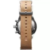 MVMT sieviešu pulkstenis D-MV01-WT (42mm) - Balts ciparnīca, balta ādas siksniņa