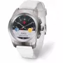 MyKronoz ZeTime Smart Watch Silver/White Silicon Flat