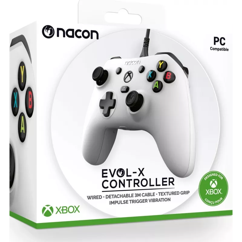 NACON EVOL-X vadu kontrolieris Xbox Series X|S, Xbox One, PC - Balts