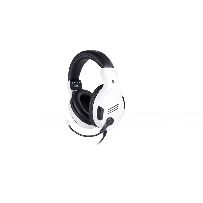 NACON PS4 Gaming Headset V3 Balts - Vadu austiņas ar mikrofonu PlayStation 4, PC, mobilajām ierīcēm