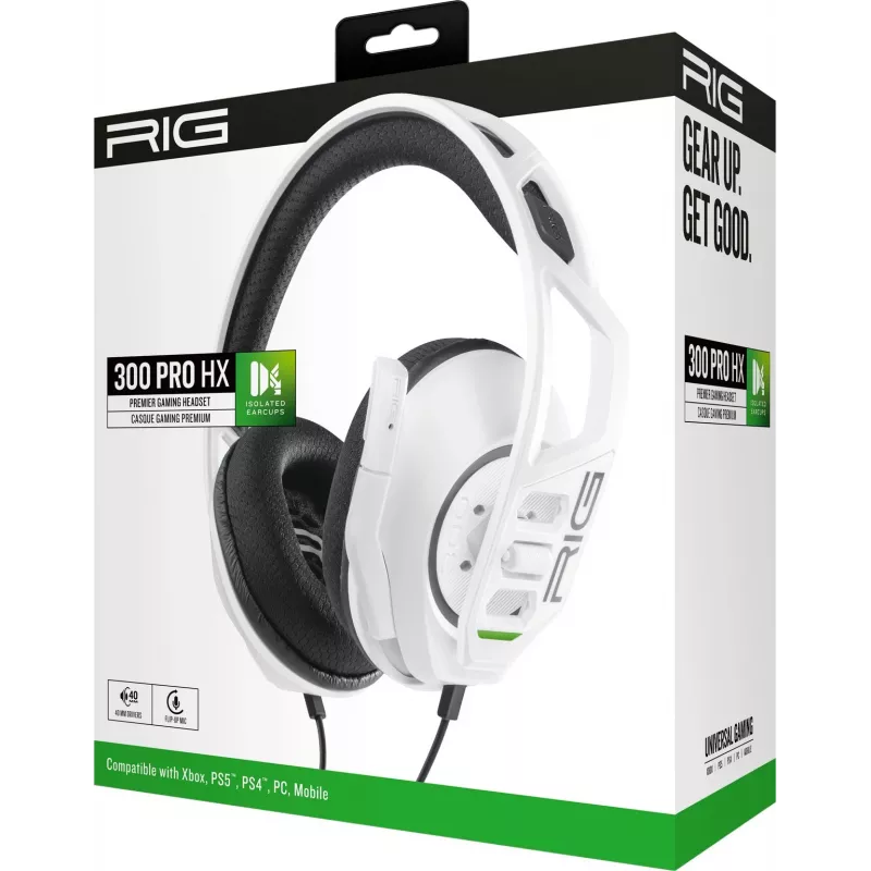NACON RIG 300HX Gaming Headset for Xbox, White