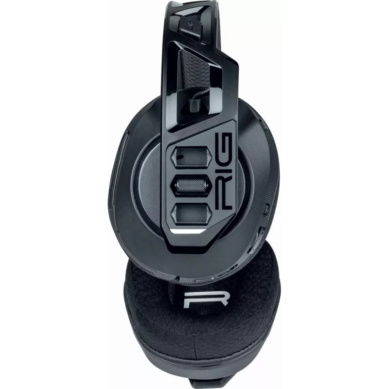 NACON RIG 600 PRO HS bezvadu spēļu austiņas 2.4GHz/Bluetooth 5.1, 40mm, 24h baterija, melna
