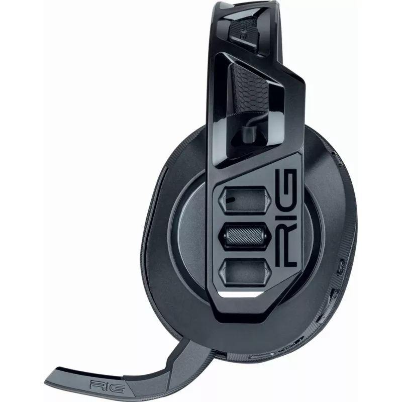 NACON RIG 600 PRO HS bezvadu spēļu austiņas 2.4GHz/Bluetooth 5.1, 40mm, 24h baterija, melna