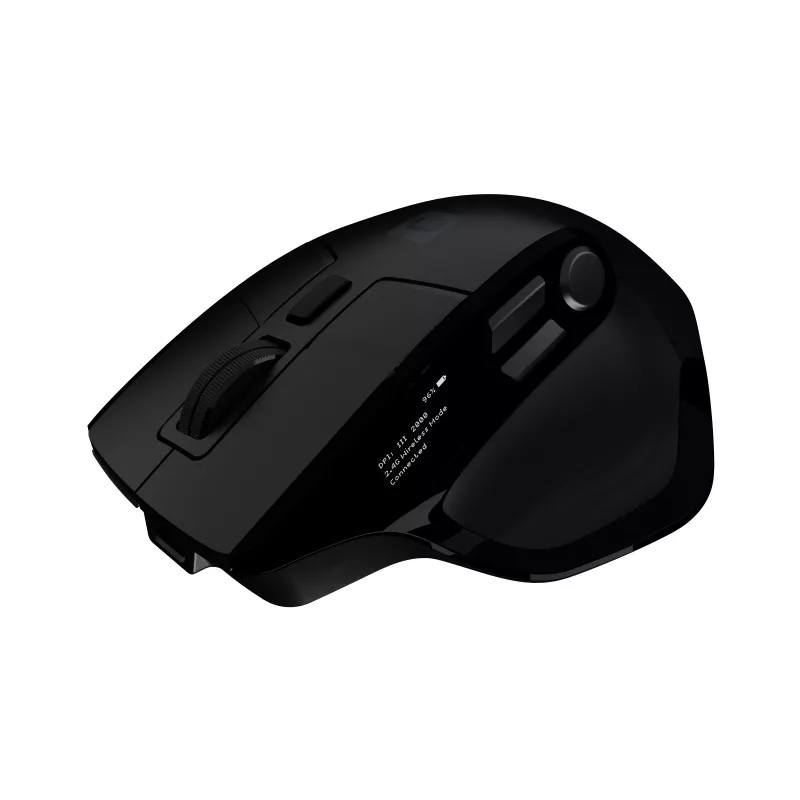 Natec Jaguar Pro bezvadu spēļu pele, 2.4 GHz + Bluetooth, 4000 DPI, melna