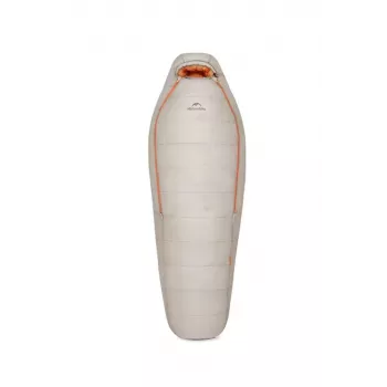 NATUREHIKE Snowbird Pro 1000 L Sleeping Bag - Titanium Orange, 800FP Goose Down, 4-Season Mummy
