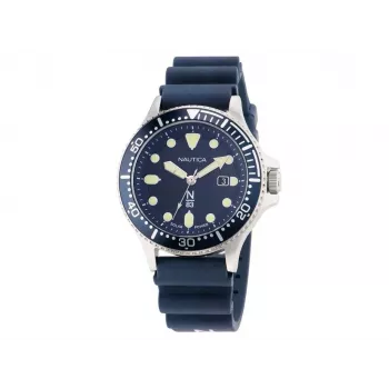 Nautica Coral Bay vīriešu niršanas pulkstenis NAPCBS304 43mm zila silikona siksniņa