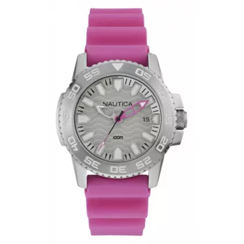 Nautica vīriešu NAI12533G analogais kvarca pulkstenis 42mm zils ciparnīca zila silikona siksniņa