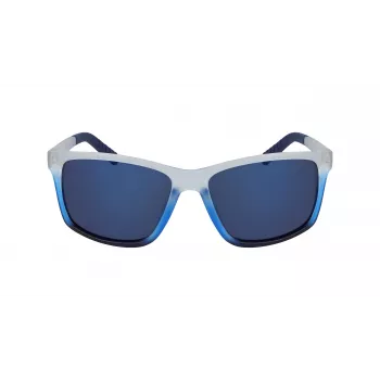 NAUTICA N3644SP-471 Vīriešu polarizētas taisnstūra saulesbrilles, matēti melna/rūsa, 62 mm