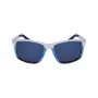 NAUTICA N3644SP-471 Vīriešu polarizētas taisnstūra saulesbrilles, matēti melna/rūsa, 62 mm