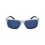 Nautica N3651SP-471 Vīriešu polarizētas taisnstūra saulesbrilles - Melnas